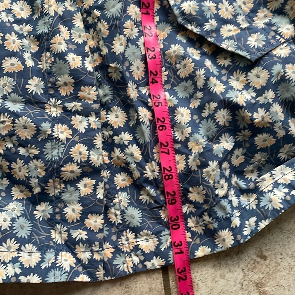 Madewell Ruffle-Neck Anorak Raincoat in French Floral - Picture 16 of 16